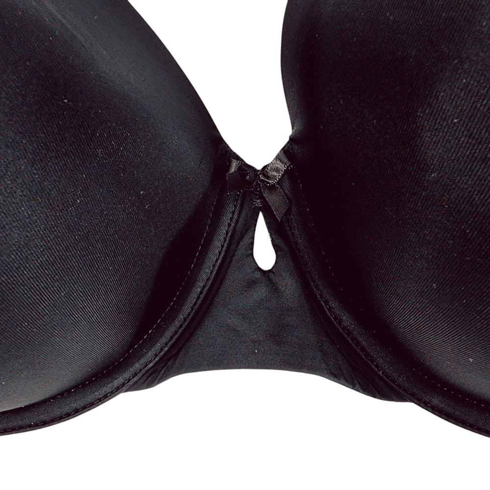 Torrid 38DD Perfect Tshirt Bra‎ Black Womens Back Hook Closure Underwire - Picture 8 of 11